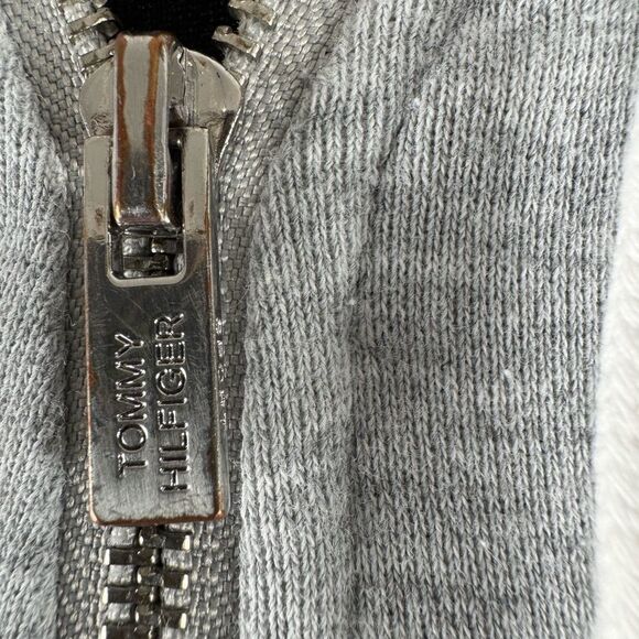Tommy Hilfiger Light Gray Hoodie womens 1xl - Picture 3 of 14